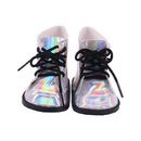 Zapatos de muñeca de 7cm, botas para muñecas, Panda de nieve de peluche para muñecas americanas de 18 pulgadas y 43Cm, accesorios para bebés recién nacidos, juguete para regalo para niñas de nuestra generación