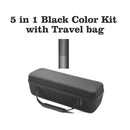 Cepillo secador de pelo 5 en 1, secador de pelo eléctrico, peine, varita rizadora, Kit de cepillo desmontable, alisador de iones negativos, rizador de pelo