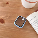 Funda protectora de pantalla para Apple Watch Series 7 6 SE 5 4 3 44mm 40mm 45mm iwatch 42mm 38mm vidrio + cubierta Apple Watch Accesorios