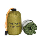 Saco de dormir de emergencia impermeable de camuflaje 120x200cm portátil calor supervivencia Camping reutilizable, enviar bolsa de almacenamiento Original
