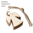 Durchmesser 1–10 cm, natürliche, unbehandelte, runde Holzscheiben, Kreise, Scheiben für Heimwerker, Kinder, Weihnachten, Malerei, Spielzeug, Ornament-Dekor