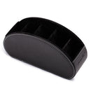 5-Grid-Organizer aus Pu-Leder, Fernbedienung, Telefon- und Fernsehhalter, Schreibtisch-Aufbewahrungsbox, Kosmetikbürsten-Aufbewahrungshalter