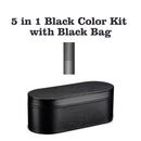 Cepillo secador de pelo 5 en 1, secador de pelo eléctrico, peine, varita rizadora, Kit de cepillo desmontable, alisador de iones negativos, rizador de pelo