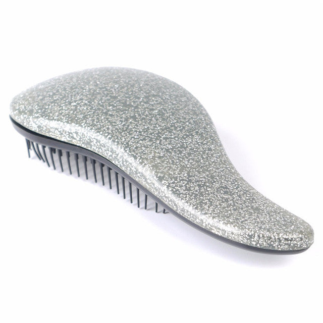 Glitter Shiny Hair Comb Magic Anti-Static Massage Comb Scalp Cute Anti Detangle Shower Hair Brush Comb Styling Tools