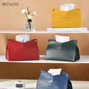 Leder Tissue Box Auto Toilette Pumpbox Home Wohnzimmer Dekoration Schlafzimmer Küche Desktop Nordic Große Aufbewahrungsbox Großhandel