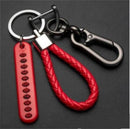 Anti-Lost Car Key Pendant Split Rings Keychain Phone Number Card Keyring Auto Vehicle Lobster Clasp Key Chain Car Accessories