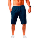 2022 KB Neue Männer Baumwolle Leinen Shorts Hosen Männliche Sommer Atmungsaktive Einfarbige Leinenhose Fitness Streetwear S-4XL