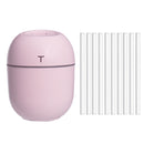 Mini humidificador de aire ultrasónico de 200ML, luz romántica, difusor de aceite esencial USB, purificador de coche, generador de niebla de aniones aromáticos con lámpara LED