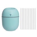 Mini humidificador de aire ultrasónico de 200ML, luz romántica, difusor de aceite esencial USB, purificador de coche, generador de niebla de aniones aromáticos con lámpara LED