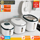 Kitchen Container 5KG 10KG Bucket Nano Insect-Proof Moisture-Proof Rice Box Grain Sealed Jar Home Storage Pet Dog Food Store Box