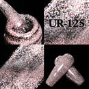UR SUGAR Funkelnder Gel-Nagellack, reflektierender Glitzer-Nagellack, halbpermanenter Nagelkunstlack für Maniküre, benötigt einen Basis-Decklack