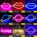 Venta al por mayor LED Neon Night Light Sign Wall Art Sign Night Lamp Regalo de cumpleaños de Navidad Wedding Party Wall Hanging Neon Lamp Home Decor