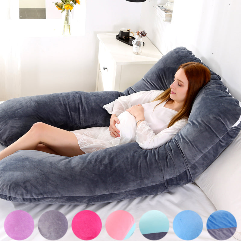 116x65cm Pregnant Pillow for Pregnant Women Cushion for Pregnant Cushions of Pregnancy Maternity Support Breastfeeding for Sleep