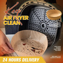 100/50 stücke 16/20 cm Luftfritteuse Einwegpapier Liner Antihaftmatte Pergament Zellstoff Dampfer Runde Papier Liner Dropshipping