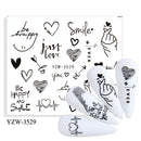 Anime Avocado Frucht Transfer Nagel Aufkleber Charms Sommer Wasser Aufkleber für Nägel Slider Charakter Bild Tattoo Aufkleber Dekoration