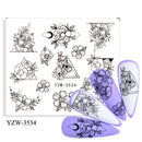 Anime Avocado Frucht Transfer Nagel Aufkleber Charms Sommer Wasser Aufkleber für Nägel Slider Charakter Bild Tattoo Aufkleber Dekoration