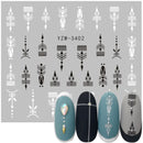 Anime Avocado Frucht Transfer Nagel Aufkleber Charms Sommer Wasser Aufkleber für Nägel Slider Charakter Bild Tattoo Aufkleber Dekoration