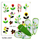 Anime Avocado Frucht Transfer Nagel Aufkleber Charms Sommer Wasser Aufkleber für Nägel Slider Charakter Bild Tattoo Aufkleber Dekoration