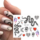 Anime Avocado Frucht Transfer Nagel Aufkleber Charms Sommer Wasser Aufkleber für Nägel Slider Charakter Bild Tattoo Aufkleber Dekoration