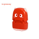 Baby-Namensstempel, maßgeschneidertes DIY-Geschenk für Kinder, versiegeln, Studentenkleidung, Kapitel, nicht leicht zu verblassen, Sicherheit, niedliches Monster-Spielzeug