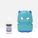 Baby-Namensstempel, maßgeschneidertes DIY-Geschenk für Kinder, versiegeln, Studentenkleidung, Kapitel, nicht leicht zu verblassen, Sicherheit, niedliches Monster-Spielzeug