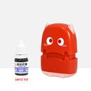 Baby-Namensstempel, maßgeschneidertes DIY-Geschenk für Kinder, versiegeln, Studentenkleidung, Kapitel, nicht leicht zu verblassen, Sicherheit, niedliches Monster-Spielzeug