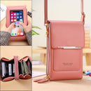 Frauen Taschen Weiche Leder Geldbörsen Touchscreen Handy Geldbörse Crossbody Schultergurt Handtasche für Frauen Günstige Damentaschen