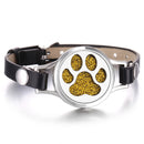 Neues Baum des Lebens Aromatherapie Armband Ätherisches Öl Diffusor Armband Parfüm Medaillon Lederarmbänder für Frauen Armbänder