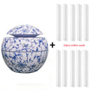 130ML USB Aroma Diffuser Ultraschall Cool Mist Luftbefeuchter Luftreiniger 7 Farbwechsel LED Nachtlicht für Office Home
