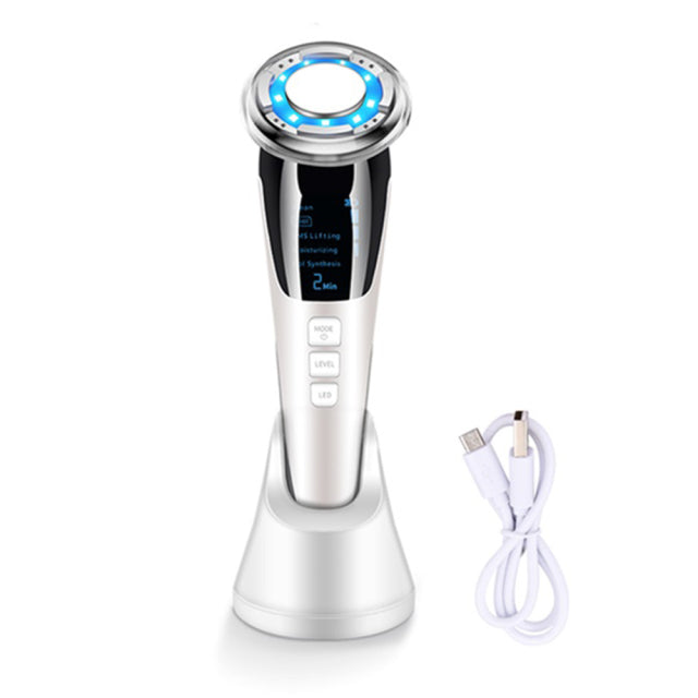 7in1 RF&amp;EMS Radio Mesotherapy Electroporation lifting Beauty LED Photon Face Skin Rejuvenation Remover Wrinkle Radio Frequency