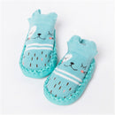 2022 Mode Baby Socken mit Gummisohlen Infant Socke Neugeborenen Herbst Winter Kinder Boden Socken Schuhe Anti Slip Soft Sole Socke