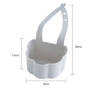 Küchenspüle Abfluss Seifenschwammhalter Badezimmer Aufbewahrungskorb Tasche Wasserhahnhalter Verstellbares Waschbecken Küchenzubehör