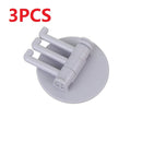 Drei Äste, drehbar, nahtlos, Klebehaken, starker Lagerhaken, Küchenwandaufhänger, Badezimmer, Küche, Zubehör, Haken