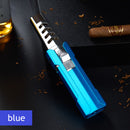 2022 Cocina BBQ Cigar Big Jet Flames Fire Turbo Torch Encendedor para acampar al aire libre sin gas butano