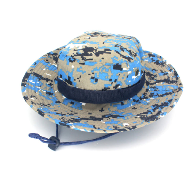 Camouflage Tactical Cap Military Boonie Bucket Hat Army Caps Camo Herren Outdoor Sports Sun Bucket Cap Angeln Wandern Jagdhüte