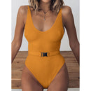 Gossina 2021 Neue Sexy Weibliche Badeanzug Vintage One Piece Gekräuselte Push Up Feste Rote Bademode Frauen Monokini Gepolsterte Badeanzüge