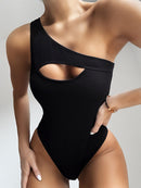 Gossina 2021 Neue Sexy Weibliche Badeanzug Vintage One Piece Gekräuselte Push Up Feste Rote Bademode Frauen Monokini Gepolsterte Badeanzüge