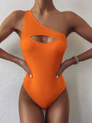 Gossina 2021 Neue Sexy Weibliche Badeanzug Vintage One Piece Gekräuselte Push Up Feste Rote Bademode Frauen Monokini Gepolsterte Badeanzüge