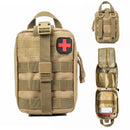 Kits de primeros auxilios tácticos Molle, bolsa médica de emergencia al aire libre, ejército, caza, coche, emergencia, Camping, herramienta de supervivencia, bolsa militar EDC