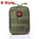 Kits de primeros auxilios tácticos Molle, bolsa médica de emergencia al aire libre, ejército, caza, coche, emergencia, Camping, herramienta de supervivencia, bolsa militar EDC