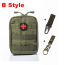 Kits de primeros auxilios tácticos Molle, bolsa médica de emergencia al aire libre, ejército, caza, coche, emergencia, Camping, herramienta de supervivencia, bolsa militar EDC