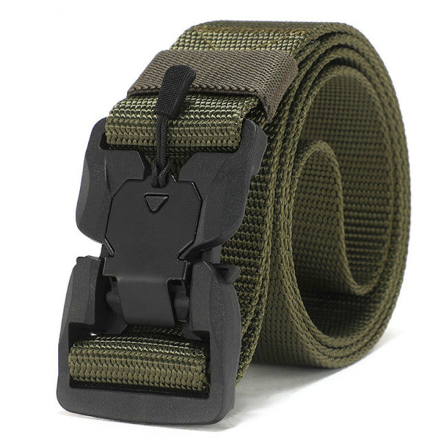 FRALU oficial genuino nuevo cinturón táctico de liberación rápida hebilla magnética cinturones militares suave Real Nylon accesorios deportivos YD881