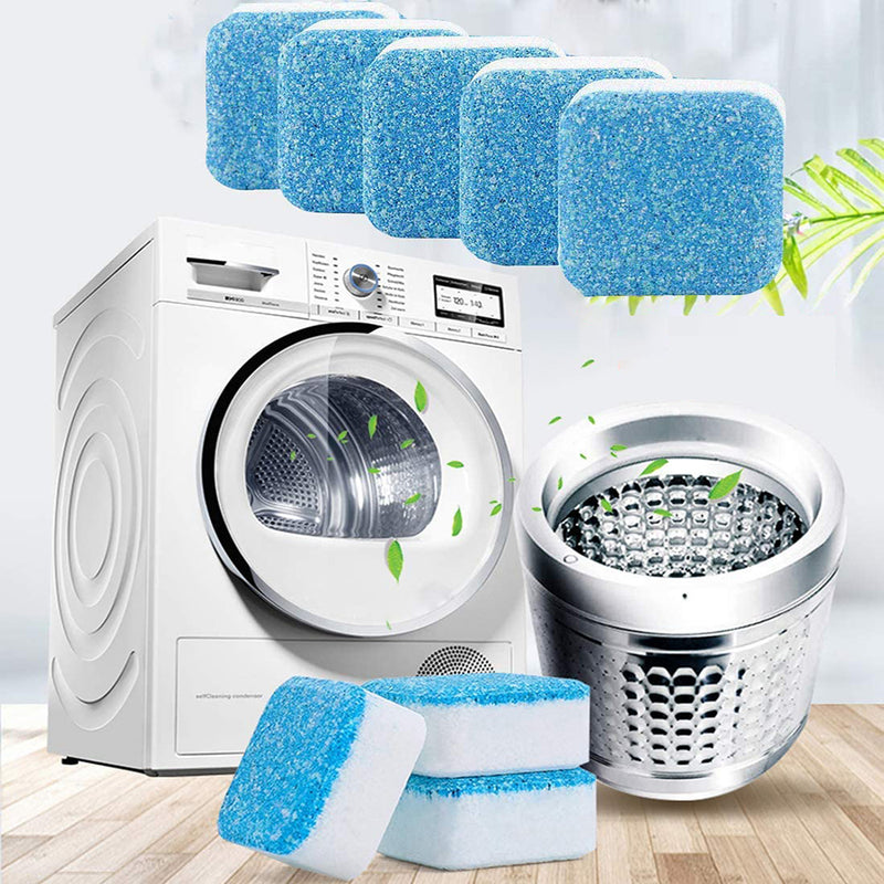 Limpiador de lavadora, tabletas efervescentes, limpieza profunda, esterilizador eficiente, desodorante de moho, elimina las manchas, detergente para el hogar