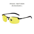 Photochrome Sonnenbrille Herren Polarisierte Fahren Chamäleon Brille Herren Farbwechsel Sonnenbrille Tag Nachtsicht Fahrerbrille