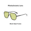 Photochrome Sonnenbrille Herren Polarisierte Fahren Chamäleon Brille Herren Farbwechsel Sonnenbrille Tag Nachtsicht Fahrerbrille