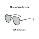 Photochrome Sonnenbrille Herren Polarisierte Fahren Chamäleon Brille Herren Farbwechsel Sonnenbrille Tag Nachtsicht Fahrerbrille