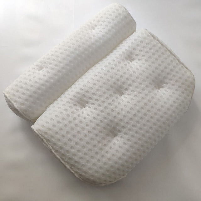 SPA antideslizante baño almohada con ventosas bañera cuello espalda apoyo reposacabezas almohada espesado hogar baño caliente cojín accesorio