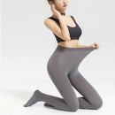 DOIAESKV Frauen Strumpfhosen Plus Größe 120D Herbst Warme Winter Fleece Strumpfhosen Hohe Taille Weibliche Dehnbare Dünne Dünne Dicke Strumpfhosen