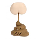 Infusor de té de silicona reutilizable creativo en forma de caca bolsa de té de hierbas divertida filtro de café colador accesorios de té