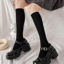 Neue Sexy Medias Schwarz Weiß Gestreifte Lange Socken Frauen Velet Overknee Oberschenkel Hohe Strümpfe Mädchen Anime Lolita Cosplay Kostüme
